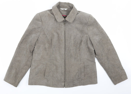 Classics Womens Beige   Jacket  Size 16