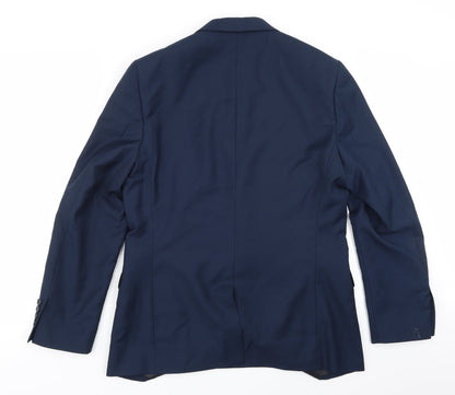 Mens UK Size 42 Tailor & Cutter Regular Blue Suit Jacket