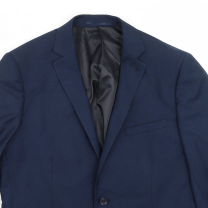 Mens UK Size 42 Tailor & Cutter Regular Blue Suit Jacket
