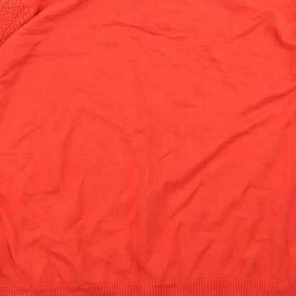 Womens UK Size XL Essential Orange Basic T-Shirt