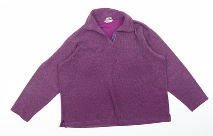 Bonmarché Womens Purple   Pullover Jumper Size L