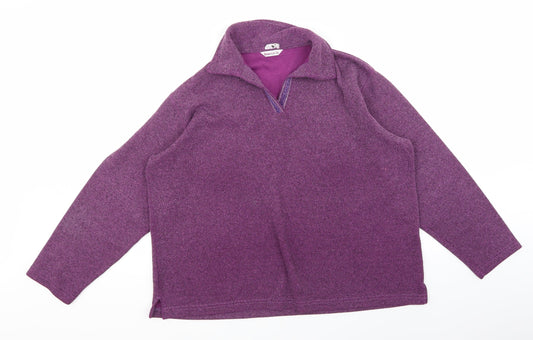 Bonmarché Womens Purple   Pullover Jumper Size L