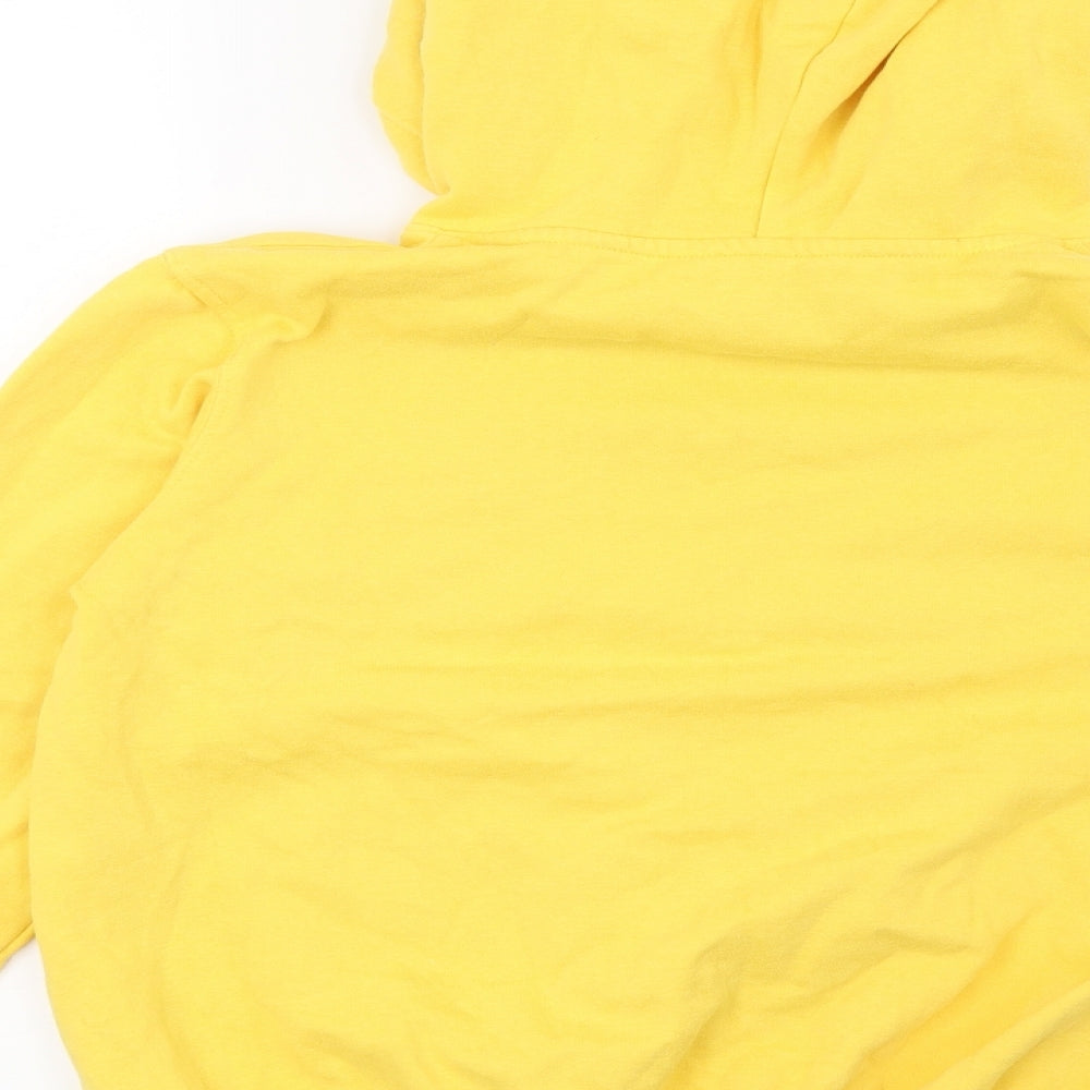 H&M Girls Yellow   Pullover Hoodie Size 11-12 Years  - Original Championships Edinburgh