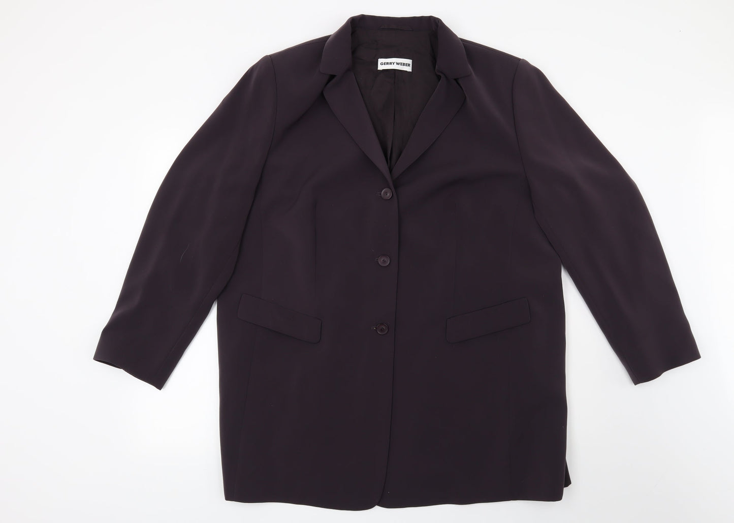 Gerry Weber Womens Purple   Jacket Blazer Size 22