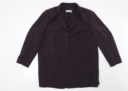 Gerry Weber Womens Purple   Jacket Blazer Size 22