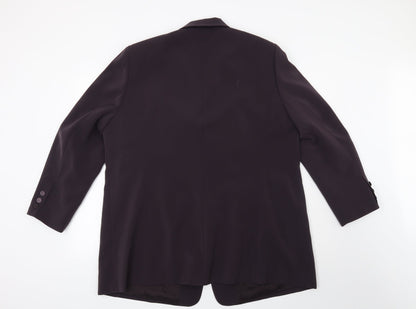 Gerry Weber Womens Purple   Jacket Blazer Size 22