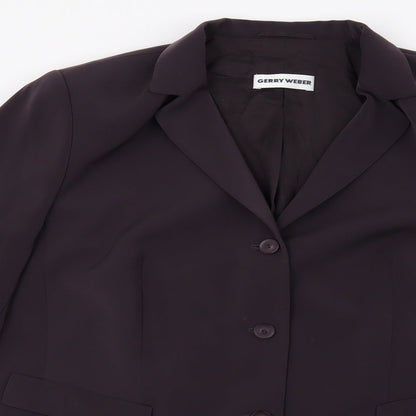 Gerry Weber Womens Purple   Jacket Blazer Size 22