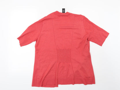 Preworn Womens Red   Cardigan Jumper Size M