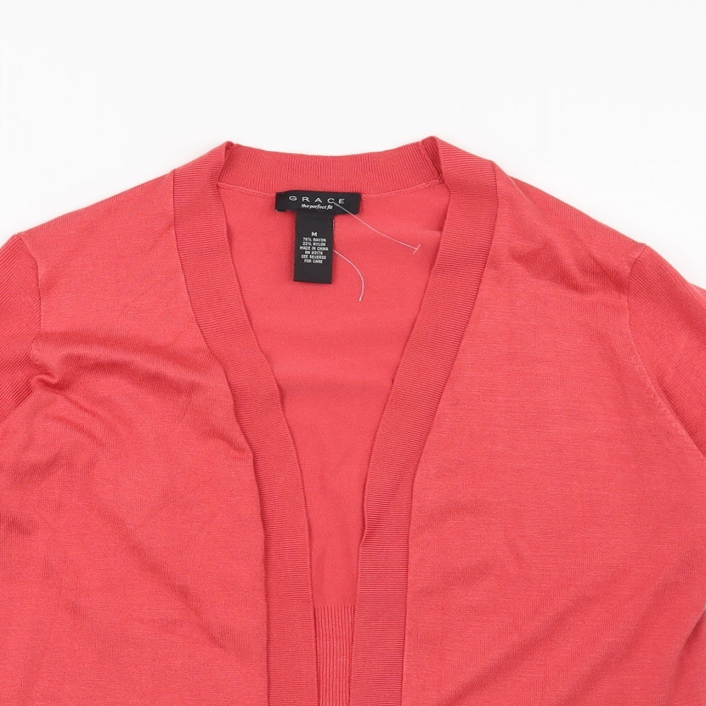 Preworn Womens Red   Cardigan Jumper Size M