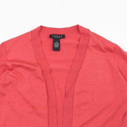 Preworn Womens Red   Cardigan Jumper Size M