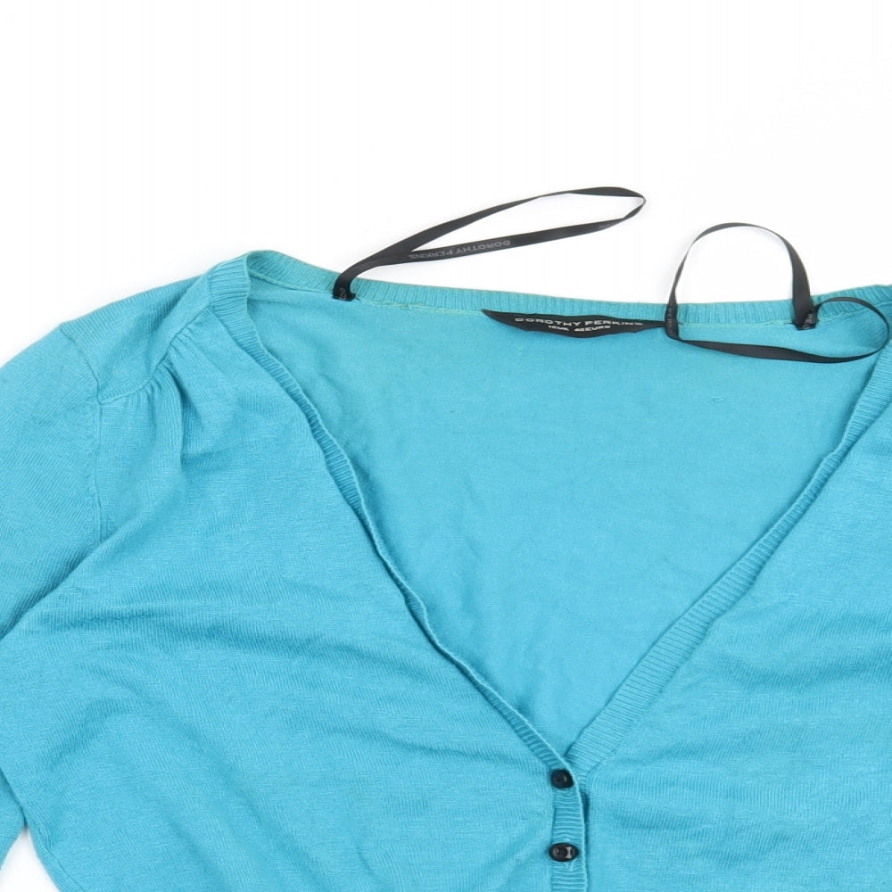 Dorothy Perkins Womens Blue   Cardigan Jumper Size 12