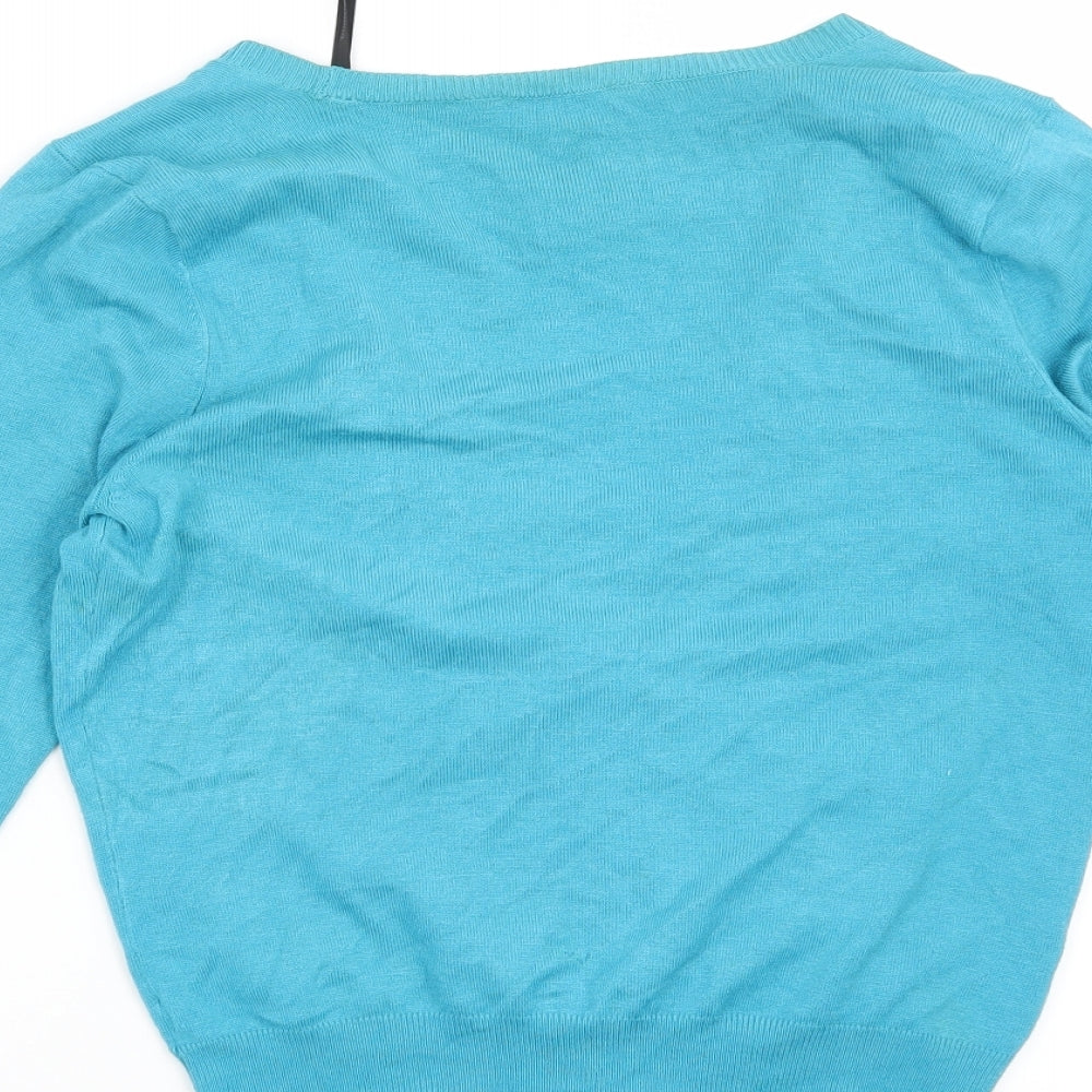 Dorothy Perkins Womens Blue   Cardigan Jumper Size 12