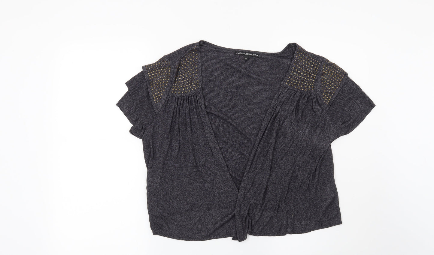 Marks and Spencer Womens Blue   Shrug Jumper Size 12