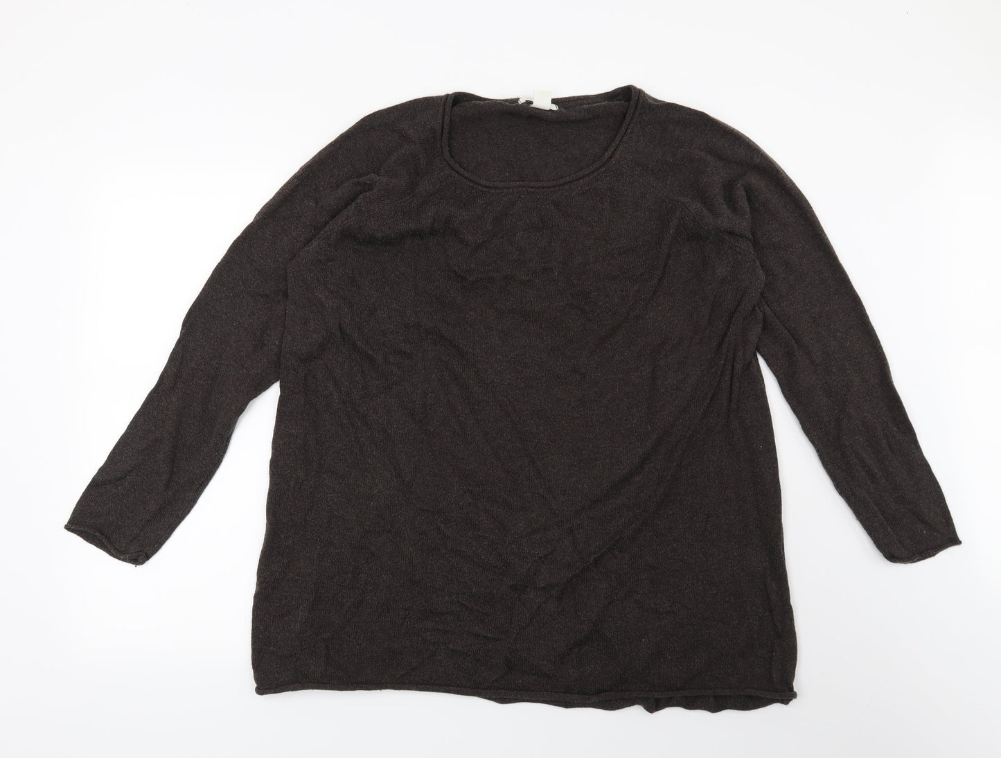 H&M Womens Grey   Pullover Jumper Size L