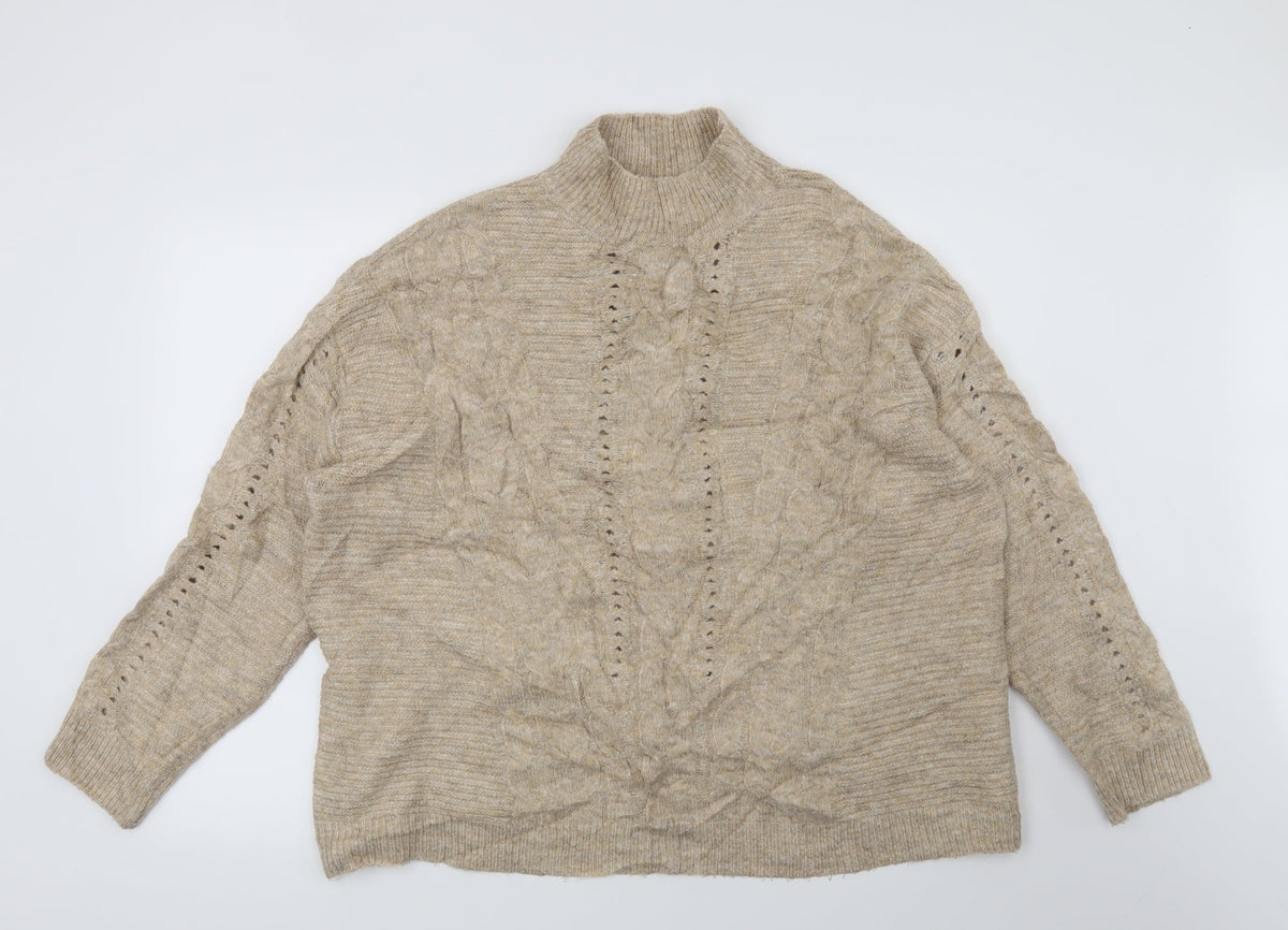 F&F Womens Beige   Pullover Jumper Size 16