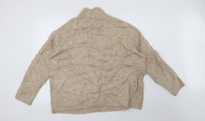 F&F Womens Beige   Pullover Jumper Size 16
