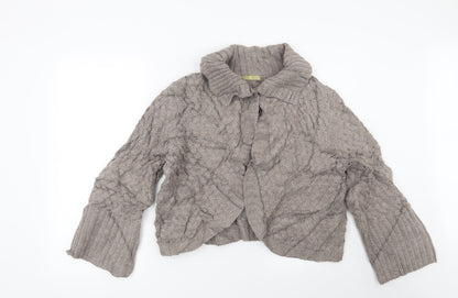 TU Womens Brown   Cardigan Jumper Size 16