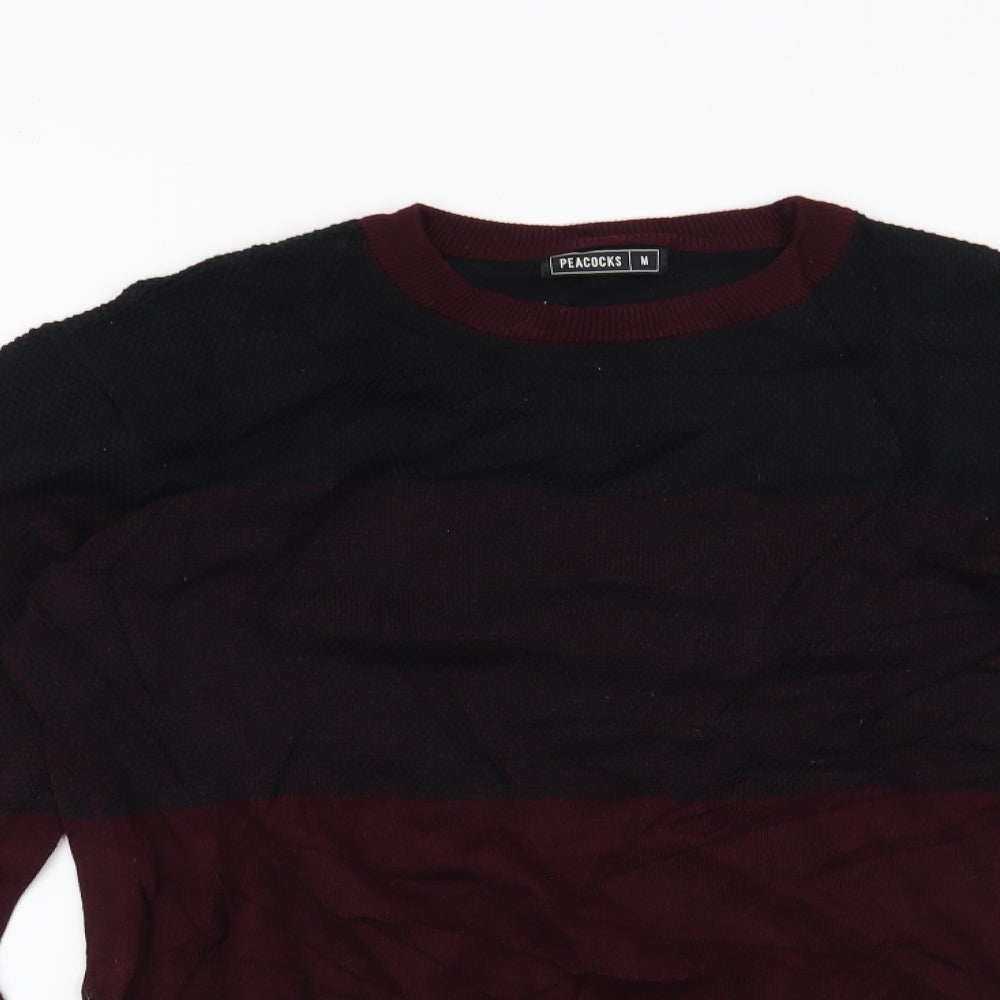 Peacocks Mens Red   Pullover Jumper Size M