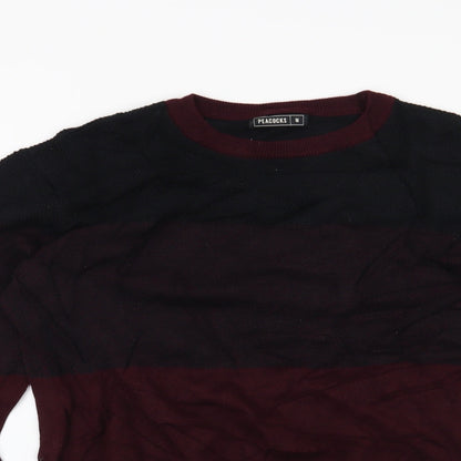 Peacocks Mens Red   Pullover Jumper Size M