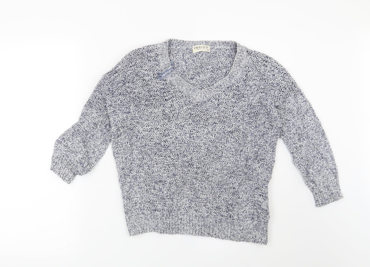 Marks & Spencer Womens Blue   Pullover Jumper Size 10