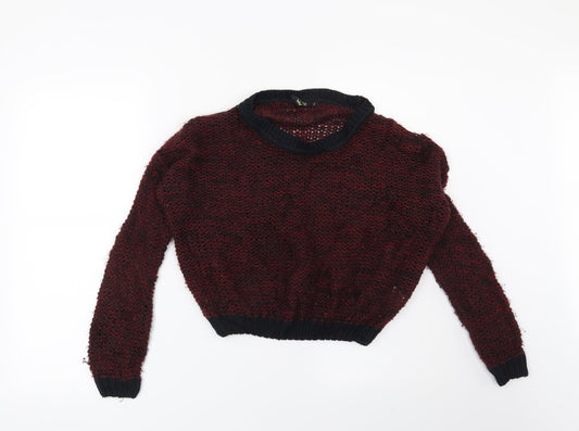 Goldigga Womens Red   Pullover Jumper Size 8