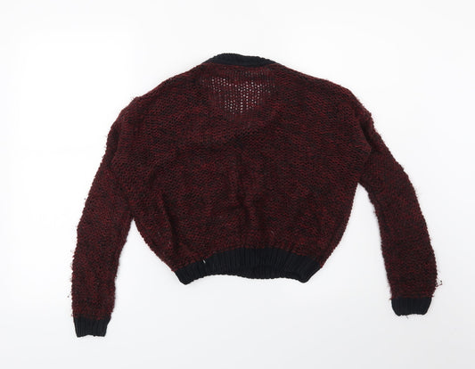 Goldigga Womens Red   Pullover Jumper Size 8