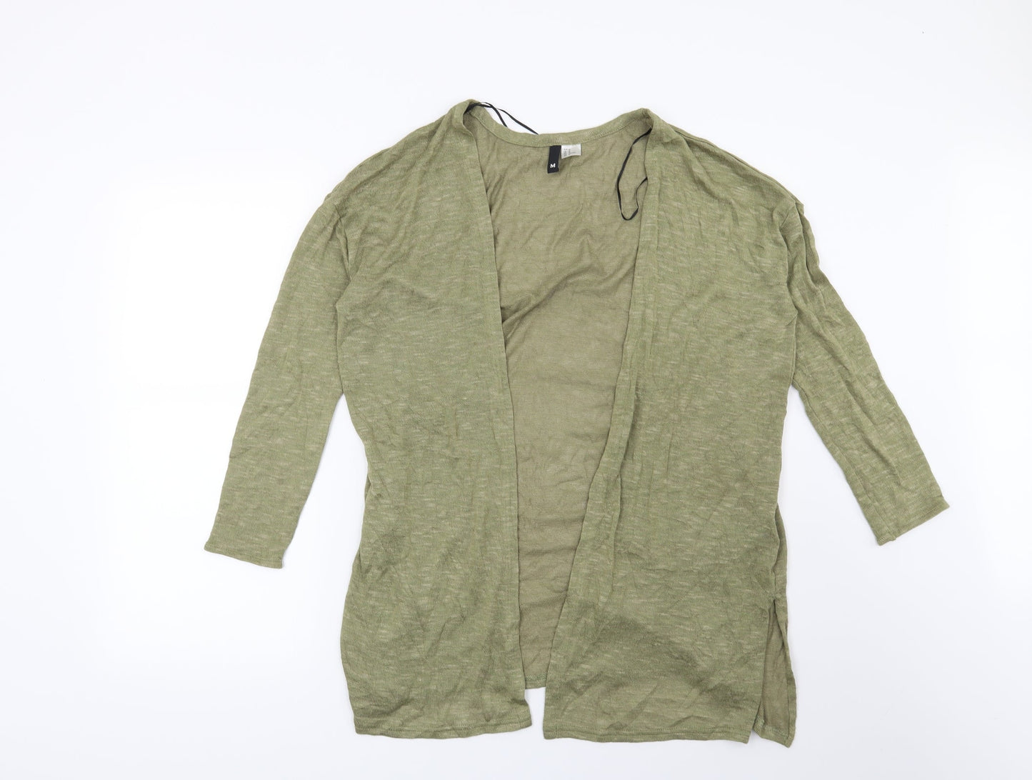 H&M Womens Green   Cardigan Jumper Size M