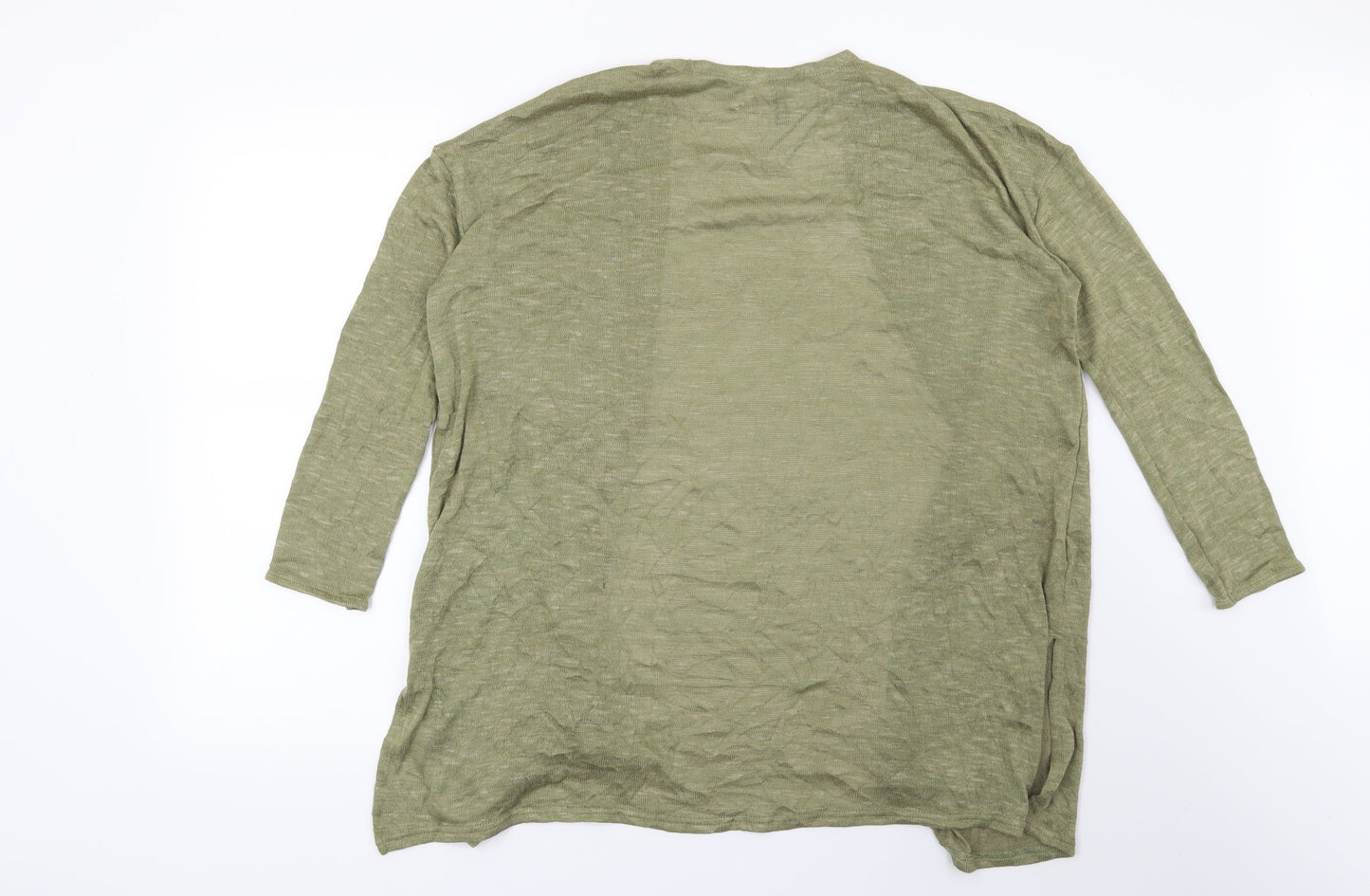 H&M Womens Green   Cardigan Jumper Size M