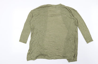 H&M Womens Green   Cardigan Jumper Size M