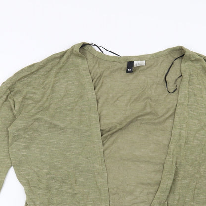H&M Womens Green   Cardigan Jumper Size M