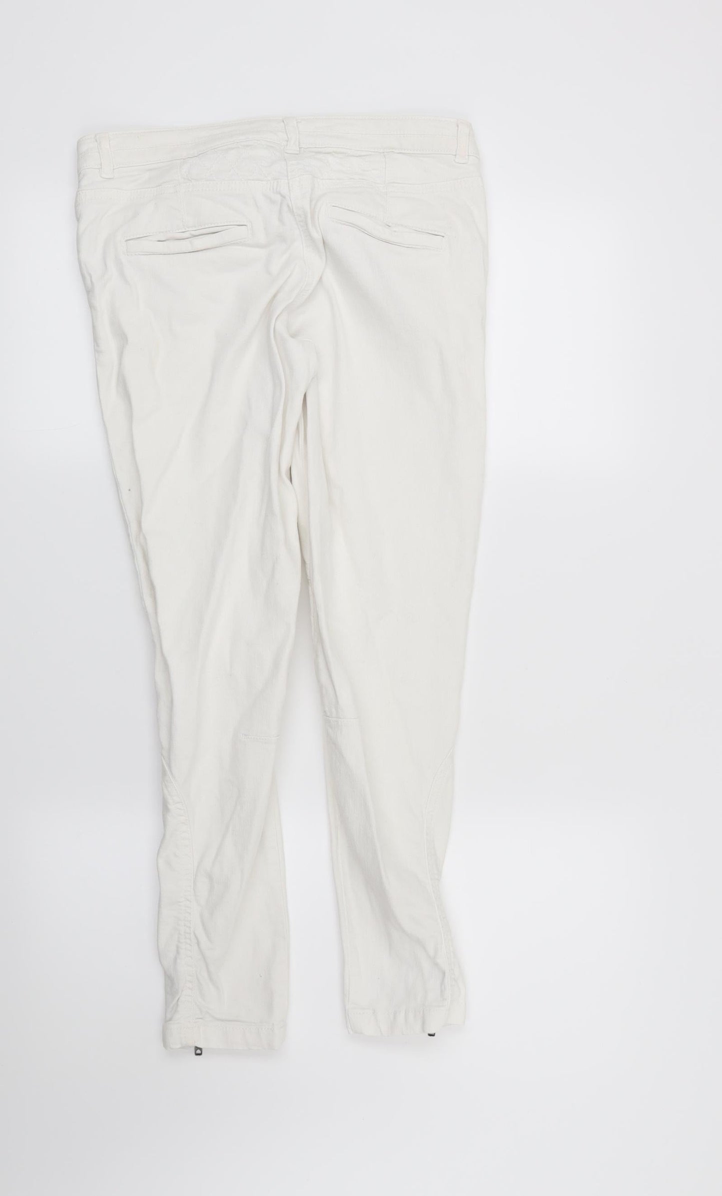 Topshop Womens White   Skinny Jeans Size 8 L25 in