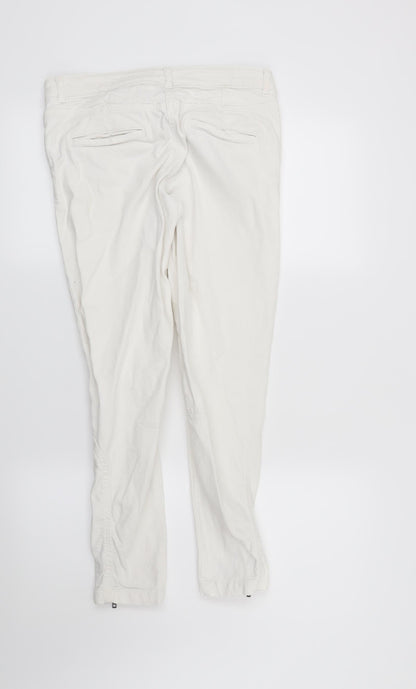 Topshop Womens White   Skinny Jeans Size 8 L25 in