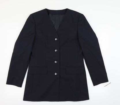 Impressions Womens Blue   Jacket Suit Jacket Size 10