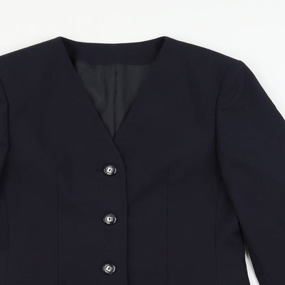Impressions Womens Blue   Jacket Suit Jacket Size 10