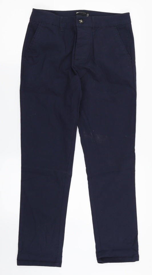 ASOS Mens Blue   Chino Trousers Size 29 in L30 in