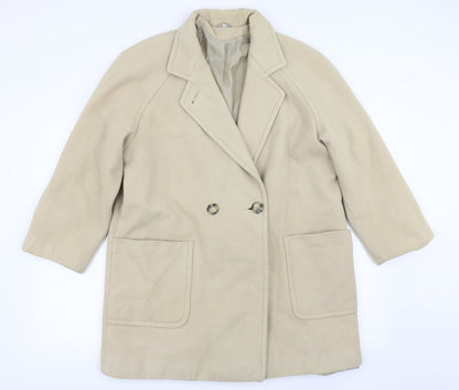 Womens UK Size 18 Bonmarché Beige Overcoat