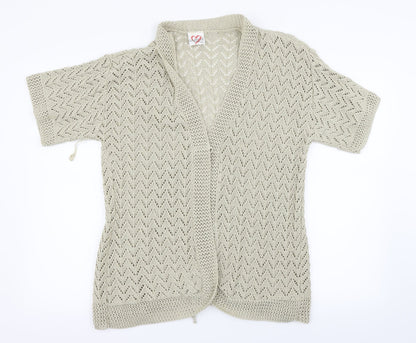 Gazelle London Womens Beige   Cardigan Jumper Size 2XL