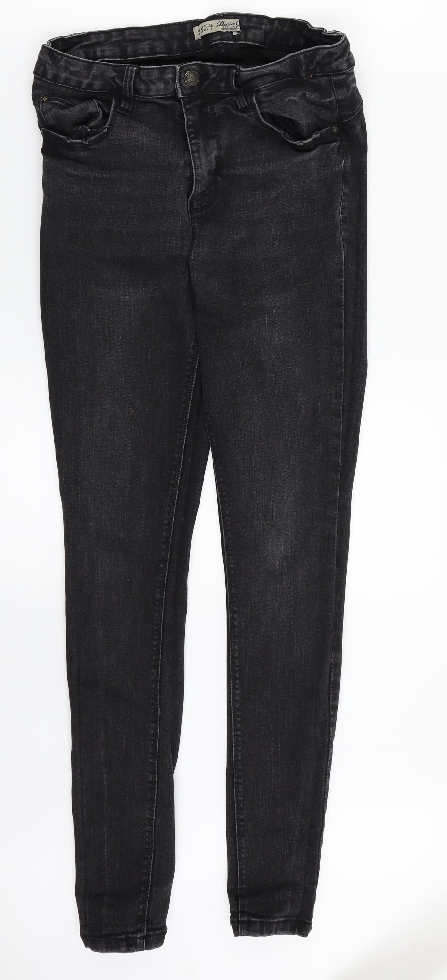 Denim. Co Womens Black  Denim Skinny Jeans Size 14 L29 in