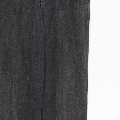 Womens UK Size 30 in H&M Regular Fit Skinny Black Jeans
