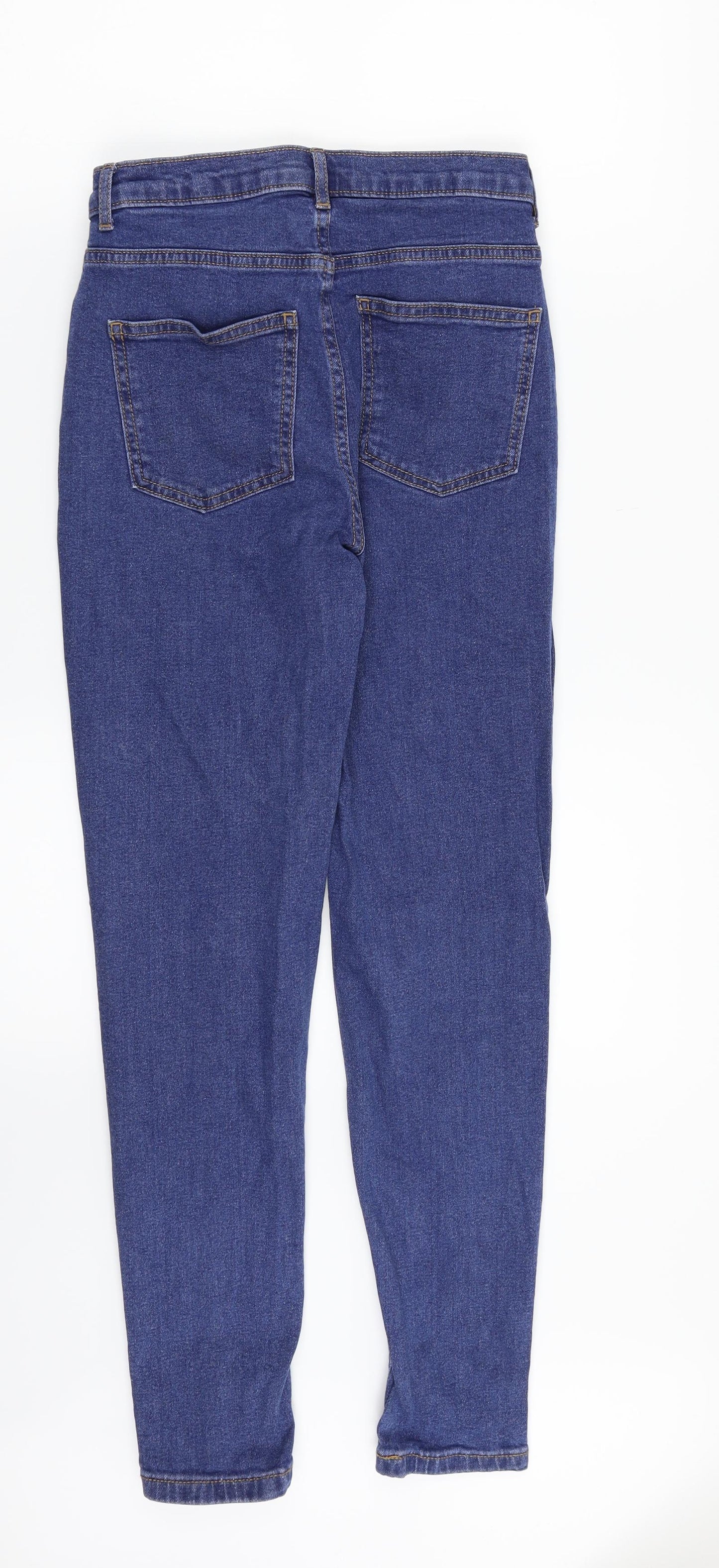 M&S Womens Blue  Denim Skinny Jeans Size 6 L27 in