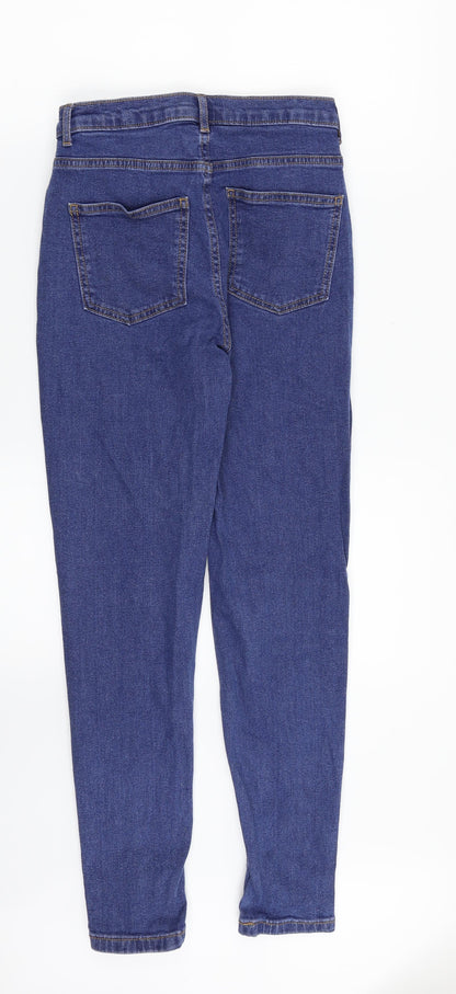 M&S Womens Blue  Denim Skinny Jeans Size 6 L27 in