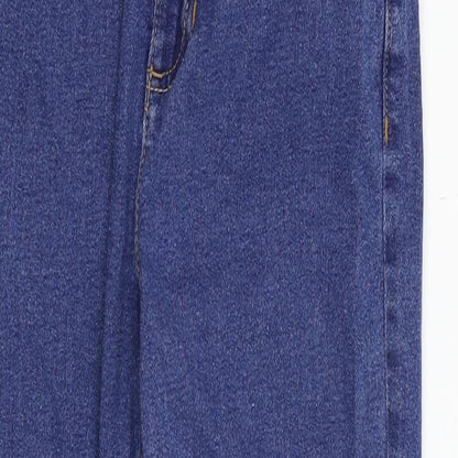 M&S Womens Blue  Denim Skinny Jeans Size 6 L27 in