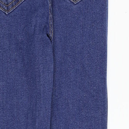 M&S Womens Blue  Denim Skinny Jeans Size 6 L27 in