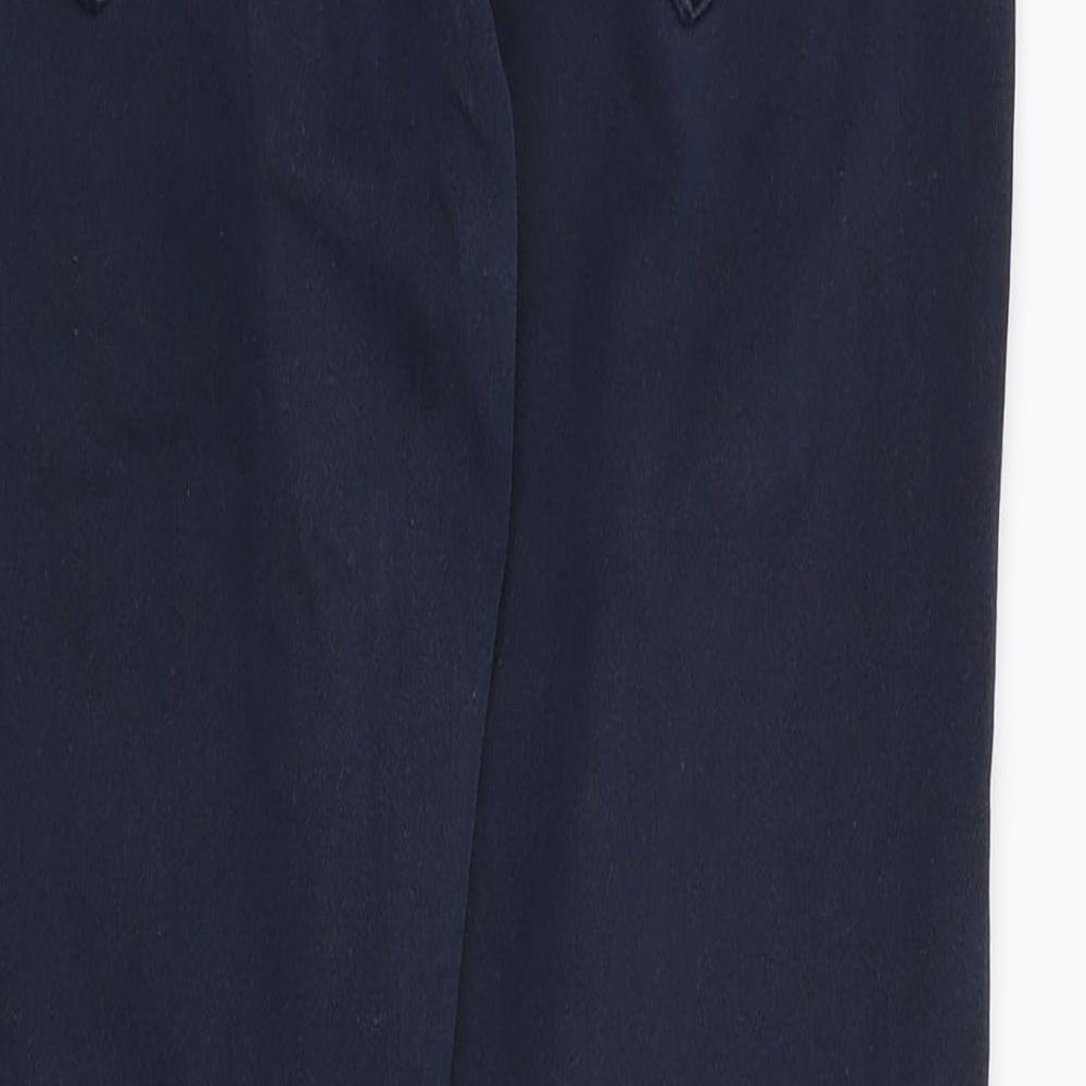 Womens UK Size 14 H&M Regular Fit Chino Blue Trousers