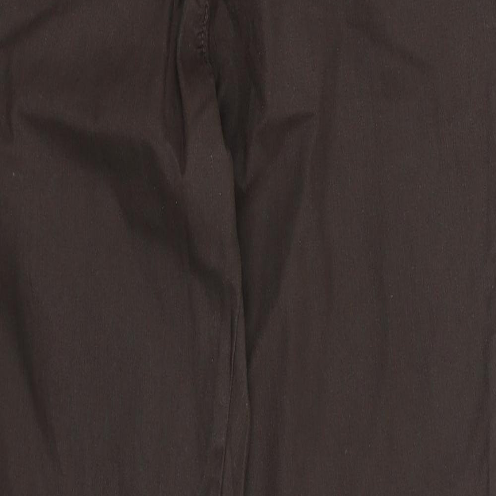 UpFashion Womens Brown   Trousers  Size 12 L31 in