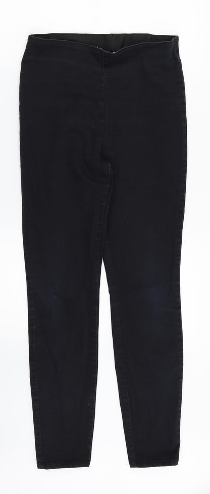 Womens UK Size 8 H&M Regular Fit Jegging Black Jeans