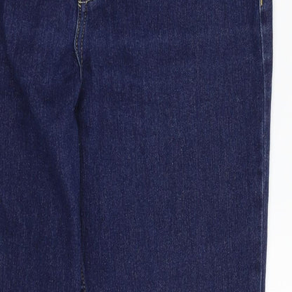Womens UK Size 30 in H&M Regular Fit Straight Blue Jeans