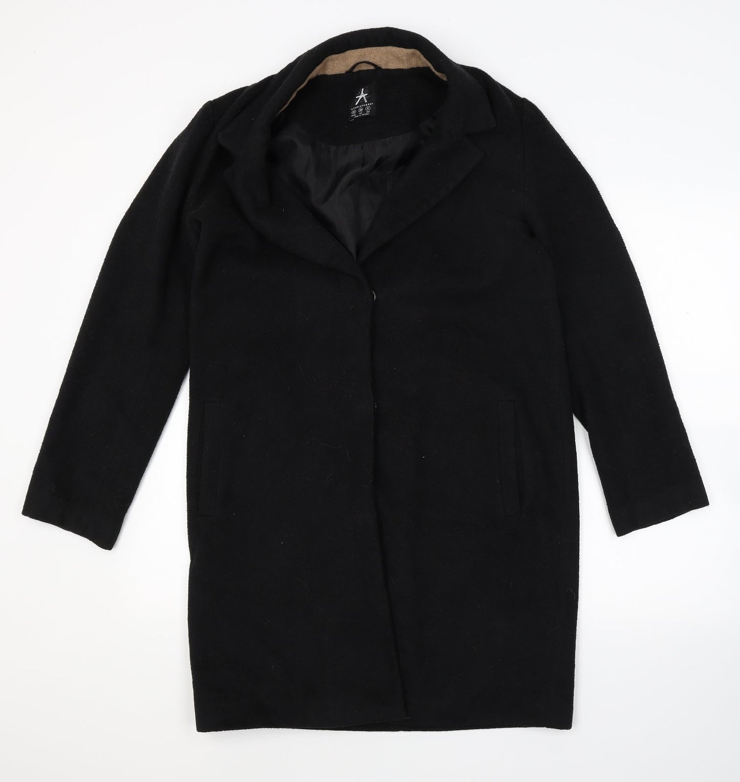 Womens UK Size 10 Atmosphere Black Overcoat
