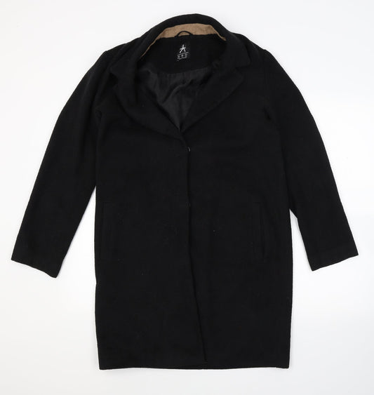 Womens UK Size 10 Atmosphere Black Overcoat