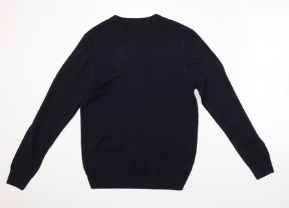 NEXT Mens Blue  Knit Pullover Jumper Size M